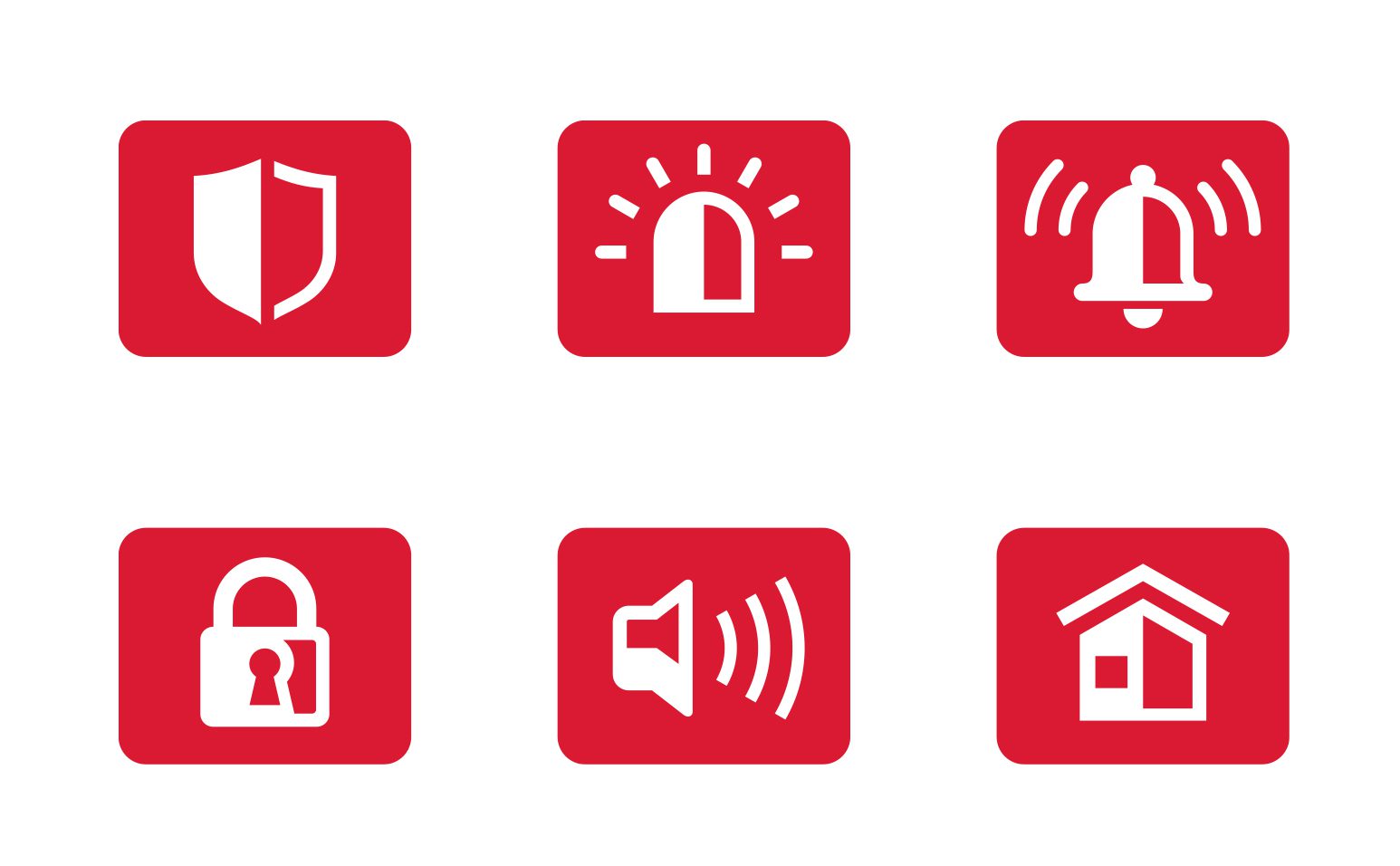 alarm security icons