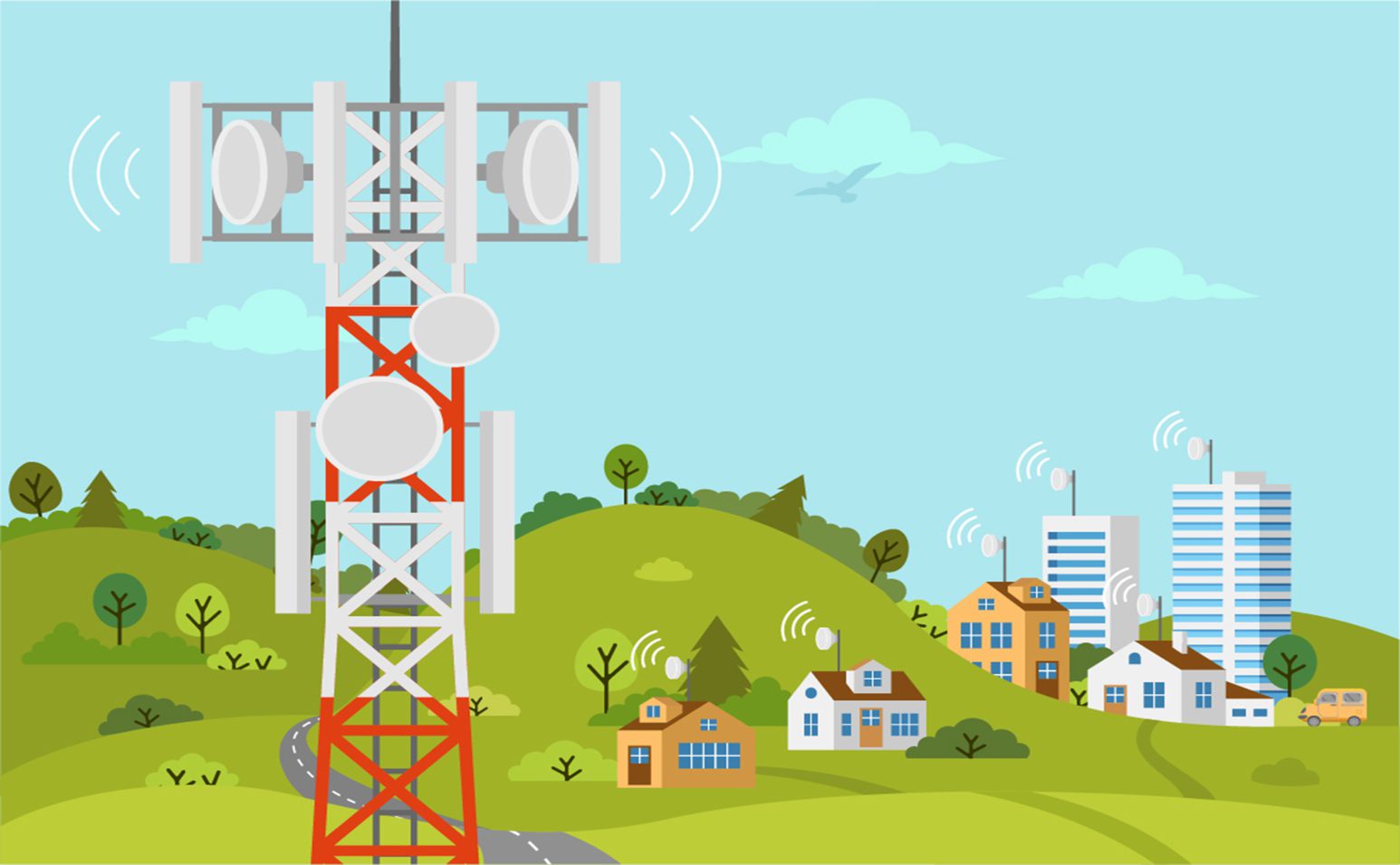 Cellular communicators utilize radio towers to transmit alarm signals from your system to our Monitoring Center.
