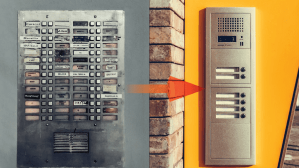 old intercom and new intercom system
