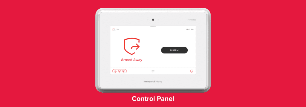 The ProSeries touchscreen and control panel